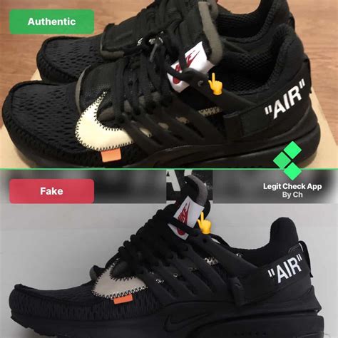 nike off white presto black real vs fake|How To Tell If Off.